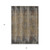 3' X 5' Taupe Gray And Ivory Striped Washable Indoor Outdoor Area Rug