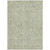5' X 8' Artichoke Green And Ivory Geometric Washable Indoor Outdoor Area Rug Transitional Style - Artichoke Green, Ivory Color