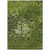 3' X 5' Olive Green And Sage Abstract Washable Indoor Outdoor Area Rug