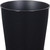 7" Black Recycled Plastic Indoor Outdoor Round Pot Planter