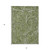 3' X 5' Artichoke Green And Olive Green Paisley Washable Indoor Outdoor Area Rug