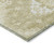 5' X 8' Wheat Gold And Ivory Medallion Washable Indoor Outdoor Area Rug