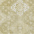 5' X 8' Wheat Gold And Ivory Medallion Washable Indoor Outdoor Area Rug
