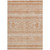 5' X 8' Copper And Ivory Southwestern Washable Indoor Outdoor Area Rug