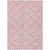 5' X 8' Pink And Ivory Geometric Washable Indoor Outdoor Area Rug - 608219369521