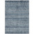 5' X 8' Blue And Gray Oriental Washable Indoor Outdoor Area Rug