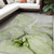 5' X 8' Green Abstract Washable Non Skid Indoor Outdoor Area Rug Transitional Style - Green Color