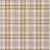 5' X 8' Peach And Beige Plaid Washable Indoor Outdoor Area Rug