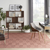 7' X 10' Orange Indoor Outdoor Area Rug