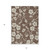 5' X 8' Brown And Beige Floral Washable Indoor Outdoor Area Rug Transitional Style - Brown, Beige Color