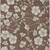 5' X 8' Brown And Beige Floral Washable Indoor Outdoor Area Rug Transitional Style - Brown, Beige Color