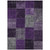 5' X 8' Eggplant Purple And Lilac Patchwork Washable Indoor Outdoor Area Rug