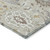 3' X 5' Beige Brown And Green Damask Washable Indoor Outdoor Area Rug
