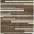 3' X 5' Brown Beige And Copper Striped Washable Indoor Outdoor Area Rug