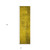 8' Runner Gold Abstract Washable Non Skid Indoor Outdoor Runner Rug