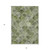 3' X 5' Green Artichoke Green And Gray Abstract Washable Indoor Outdoor Area Rug - 608219143756