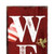 48" Red And White Solid Wood Valentine's Day Heart Welcome Porch Sign
