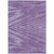 3' X 5' Purple And Ivory Abstract Washable Indoor Outdoor Area Rug