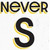 36" White Yellow And Black Solid Wood Never Stop The Hustle Porch Sign