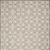4' X 6' Ivory And Grey Fleur De Lis Stain Resistant Non Skid Area Rug