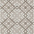 5' X 8' Taupe Brown And Ivory Geometric Washable Indoor Outdoor Area Rug
