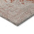 5' X 8' Rust And Beige Oriental Washable Indoor Outdoor Area Rug