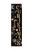 36" Black And Gold Merry Christmas Snowflakes Solid Wood Porch Sign