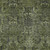 5' X 8' Olive Green And Charcoal Damask Washable Indoor Outdoor Area Rug