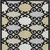 3' X 5' Black Gray And Ivory Trellis Washable Indoor Outdoor Area Rug
