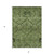 3' X 5' Olive Green Fern Green And Artichoke Green Floral Washable Indoor Outdoor Area Rug
