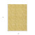 5' X 8' Gold Geometric Washable Non Skid Indoor Outdoor Area Rug