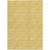 5' X 8' Gold Geometric Washable Non Skid Indoor Outdoor Area Rug