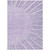 3' X 5' Lavender And Purple Abstract Washable Indoor Outdoor Area Rug