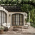 8' X 10' Taupe And Ivory Floral Indoor Outdoor Area Rug