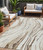 5' X 8' Ivory Beige And Brown Abstract Washable Indoor Outdoor Area Rug - Ivory, Beige, Brown