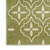 8' X 10' Green And Ivory Geometric Indoor Outdoor Area Rug
