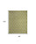 8' X 10' Green And Ivory Geometric Indoor Outdoor Area Rug