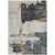 3' X 5' Charcoal Gray And Tan Abstract Washable Indoor Outdoor Area Rug