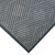 8' X 10' Gray and Blue Geometric Stain Resistant Indoor Outdoor Area Rug