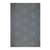 8' X 10' Gray and Blue Geometric Stain Resistant Indoor Outdoor Area Rug