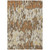 5' X 8' Copper Gold And Ivory Striped Washable Indoor Outdoor Area Rug