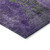 5' X 8' Olive Green And Purple Abstract Washable Indoor Outdoor Area Rug - Olive Green, Purple