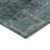 5' X 8' Teal Blue And Ivory Abstract Washable Indoor Outdoor Area Rug - Teal Blue, Ivory