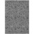 3' X 5' Gray Charcoal And Silver Floral Washable Indoor Outdoor Area Rug