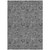 3' X 5' Gray Charcoal And Silver Floral Washable Indoor Outdoor Area Rug