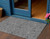 3' X 5' Gray Charcoal And Silver Floral Washable Indoor Outdoor Area Rug