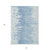 5' X 8' Sky Blue And Denim Blue Abstract Washable Indoor Outdoor Area Rug - Sky Blue, Denim Blue