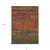 3' X 5' Terra Cotta Abstract Washable Indoor Outdoor Area Rug - Terra Cotta