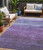 5' X 8' Purple And Lavender Abstract Washable Indoor Outdoor Area Rug - Purple, Lavender