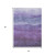 5' X 8' Purple And Lavender Abstract Washable Indoor Outdoor Area Rug - Purple, Lavender